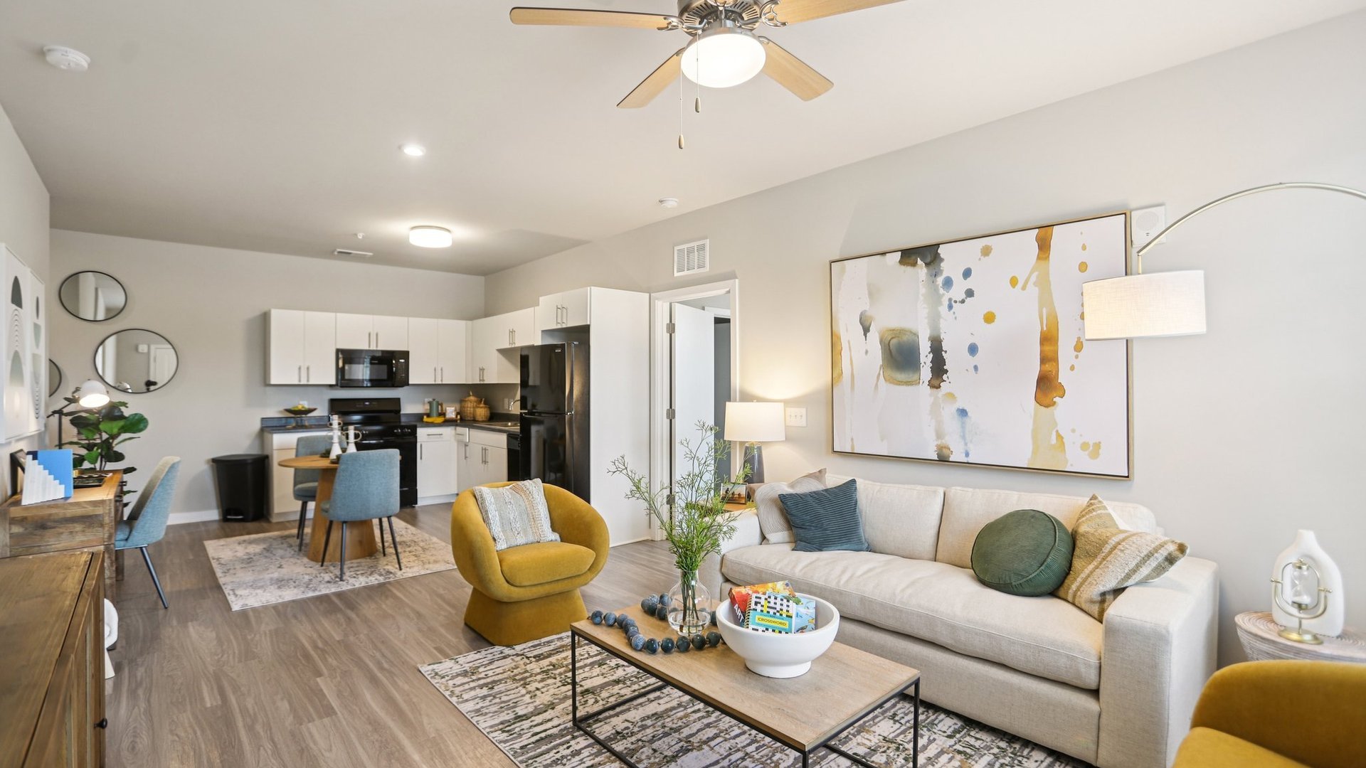 Authentix LaGrange Kitchen and Living Room (1)
