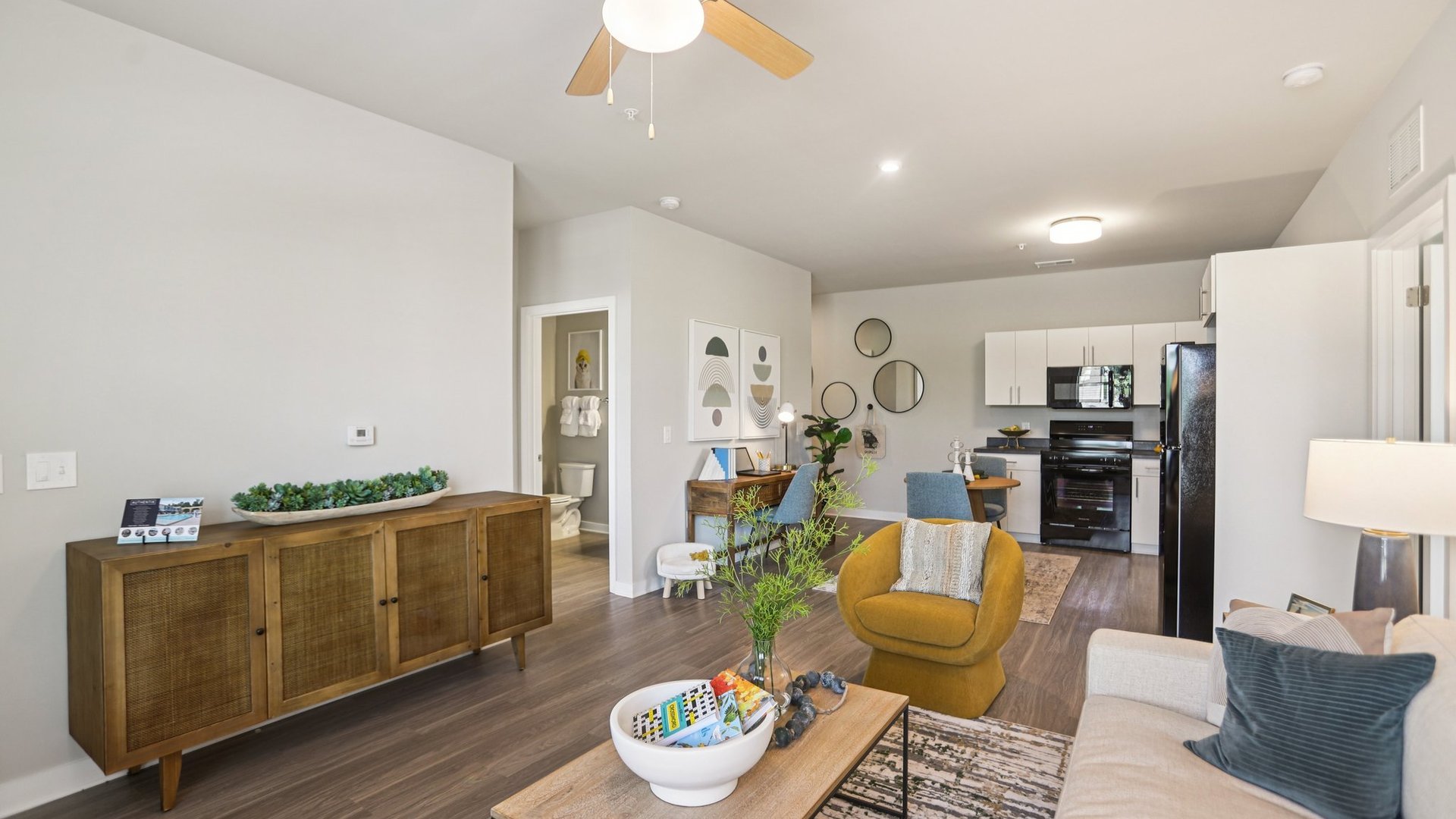 Authentix LaGrange Kitchen and Living Room (2)