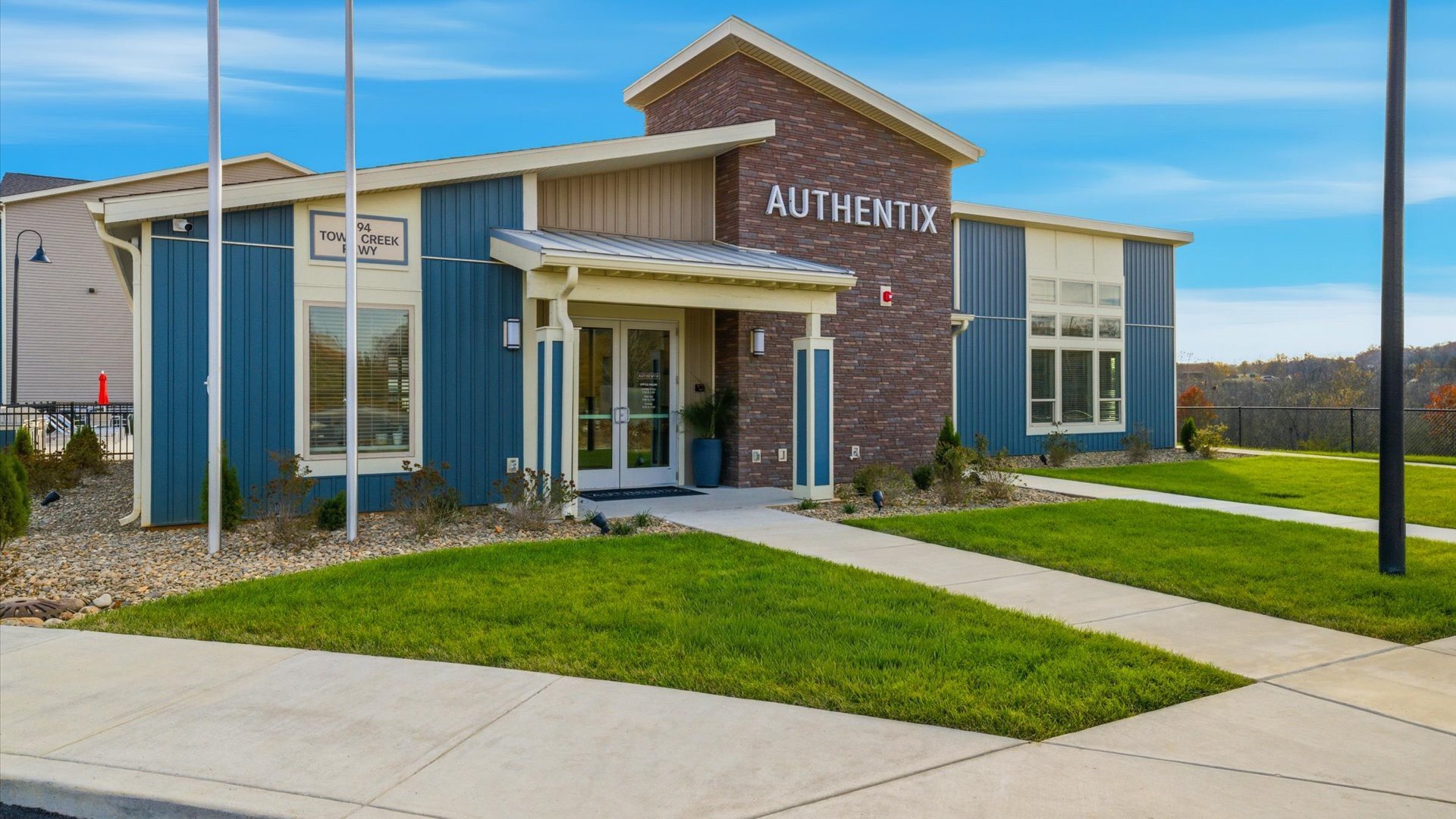 Leasing office at Authentix Town Creek Apartments in Lenoir City, TN with studio, 1, 2 and 3 bedroom homes for rent.